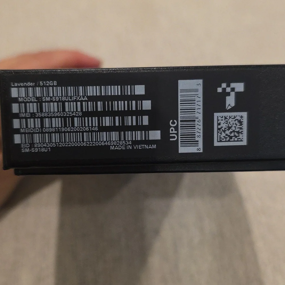 Samsung Galaxy S23 Ultra Smartphone - Lavender - Picture 4 of 10